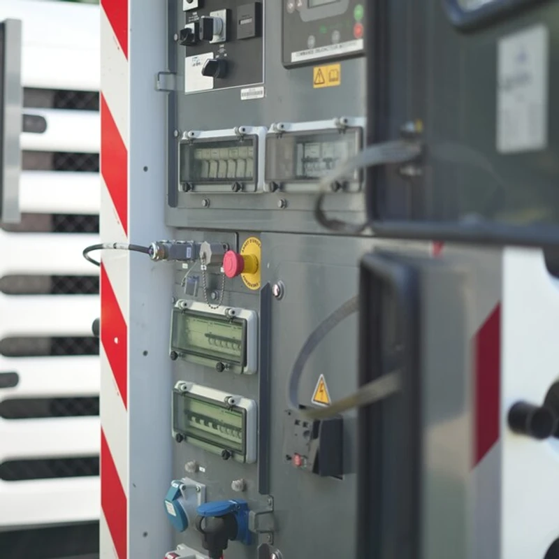 Groupe électrogène 110 kva en twin utilisé dans le cadre d'un événement extérieur avec besoins électriques.