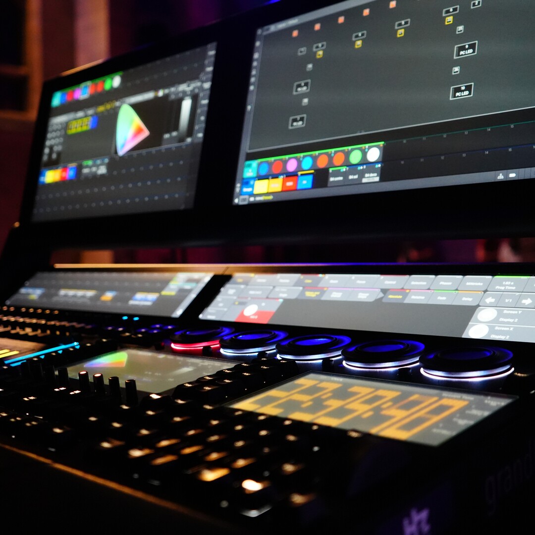 Pupitre lumière GrandMA3 Light.