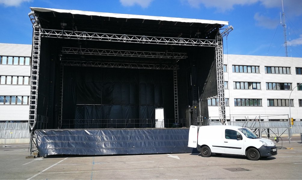 Scène Europodium alphastage 160